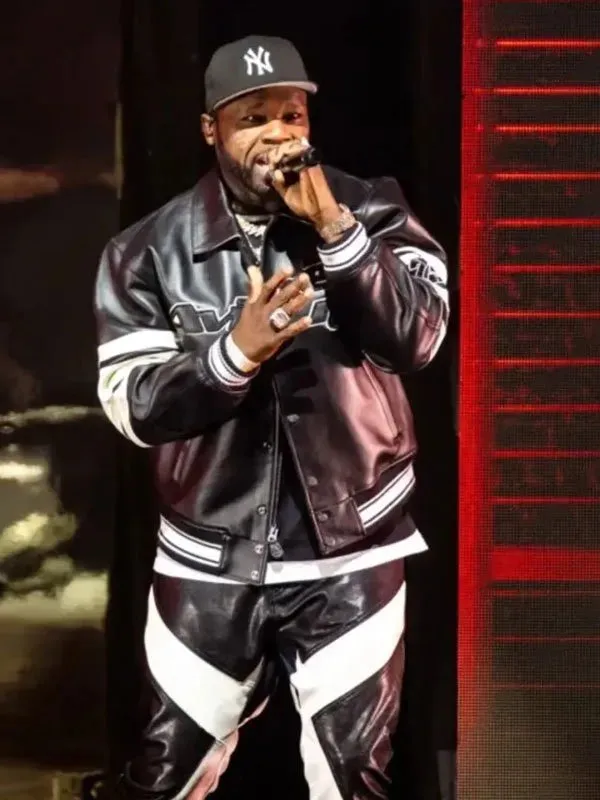 50 Cent The Final Lap Tour Leather Jacket