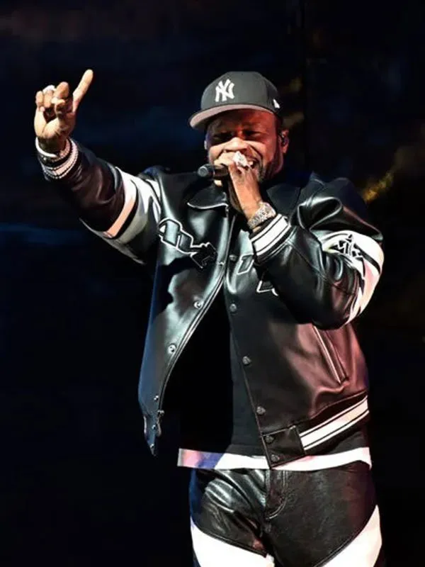 50 Cent The Final Lap Tour Leather Jacket