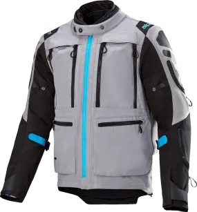 ALPINESTARS Ardent 3in1 Adventure Touring Jacket - Gray/Black/Blue - Small 3204423-9117-S