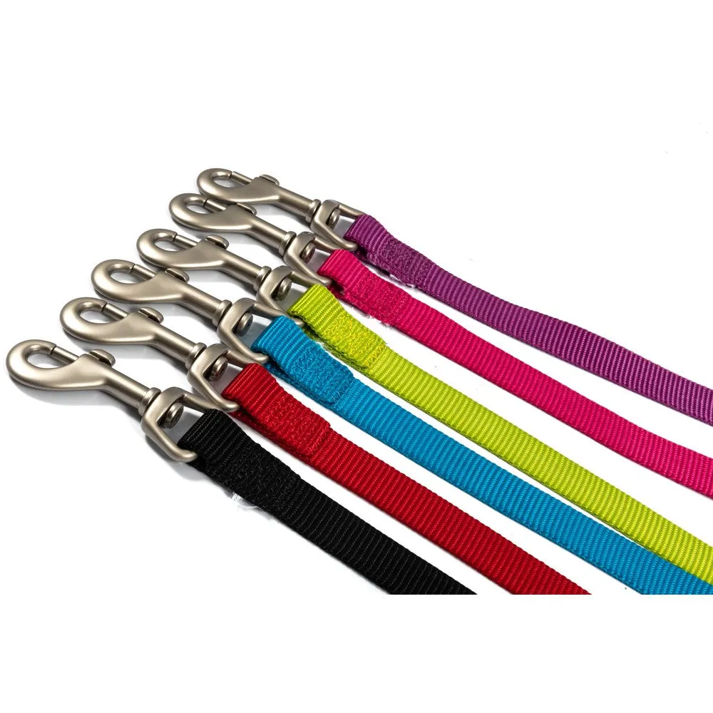 Ancol Viva Padded Nylon Lead Pink 1mx25mm