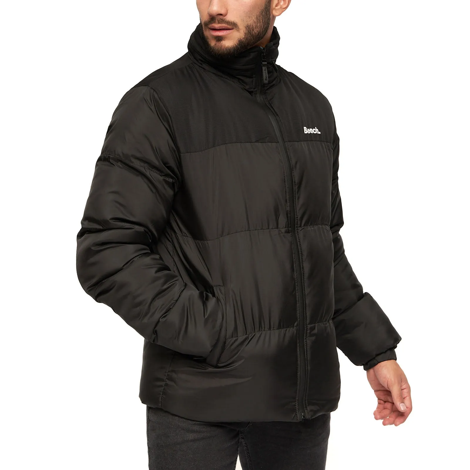 Bench Mens Scall Zip Through Hooded Jacket