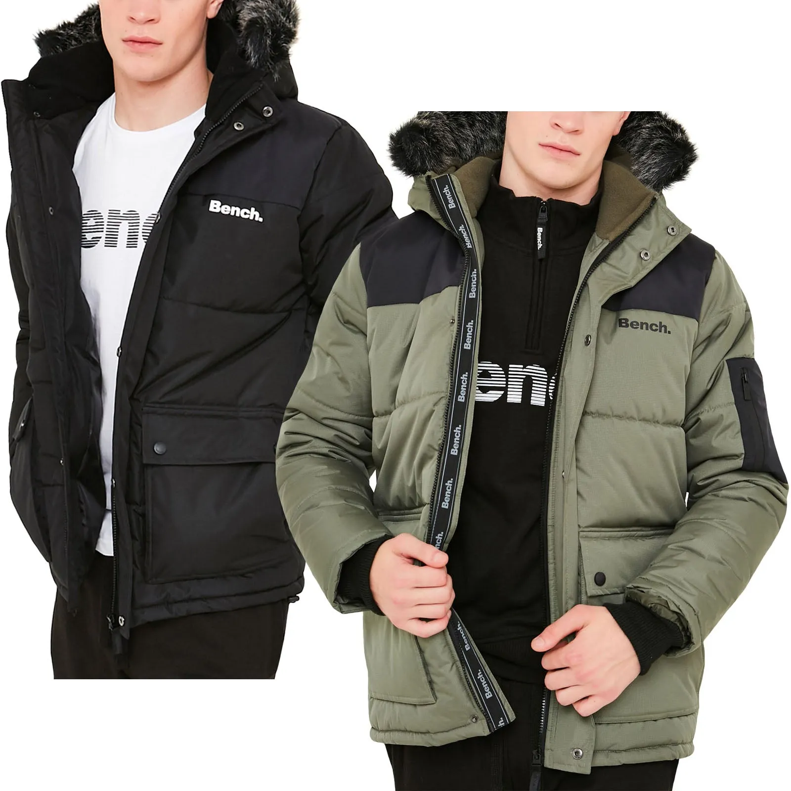 Bench Mens Tillor Winter Padded Coat