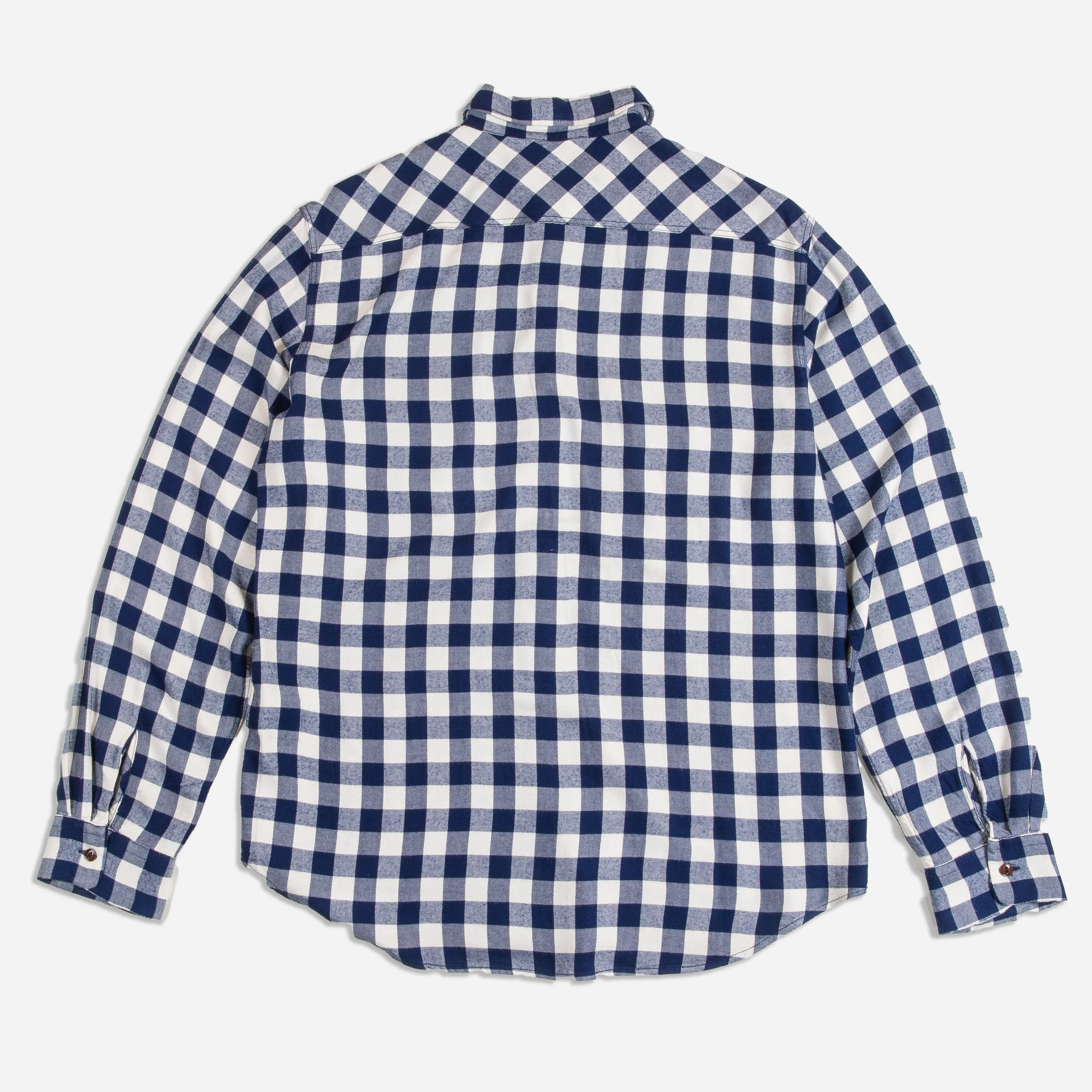 BUFFALO CHECK WORK SHIRT - NAVY