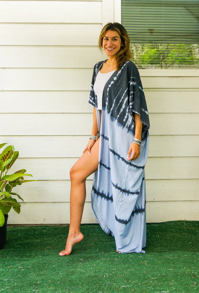 C4720- Shibori Tie Dye Cover Up