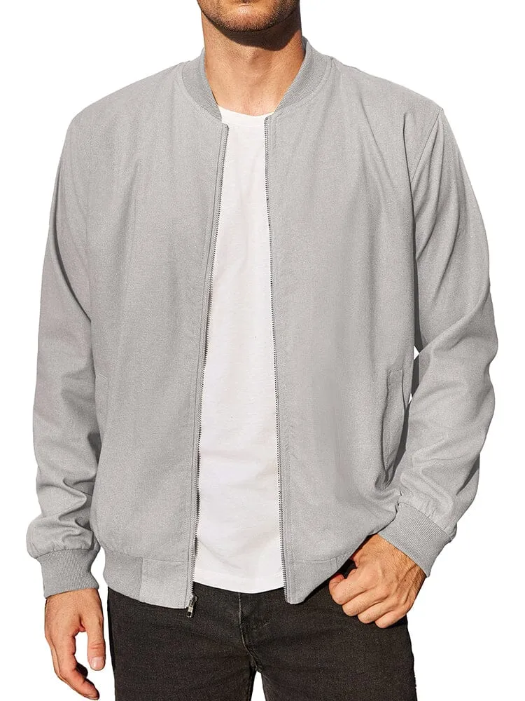 Casual Lightweight Bomber Jacket (US Only)