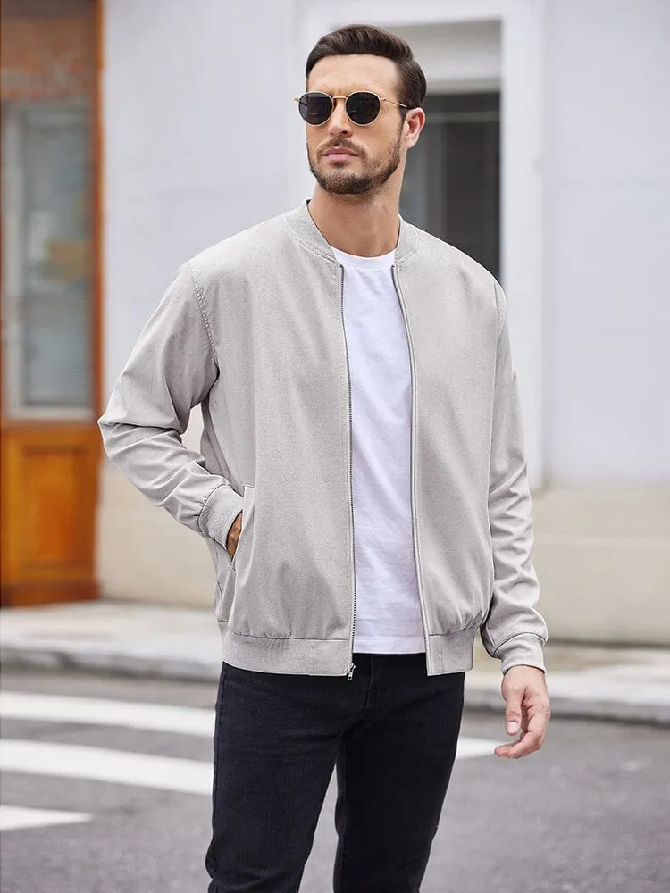 Casual Lightweight Bomber Jacket (US Only)