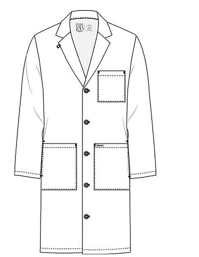 Cherokee Men's Fit 38 Inch Long Lab Coat