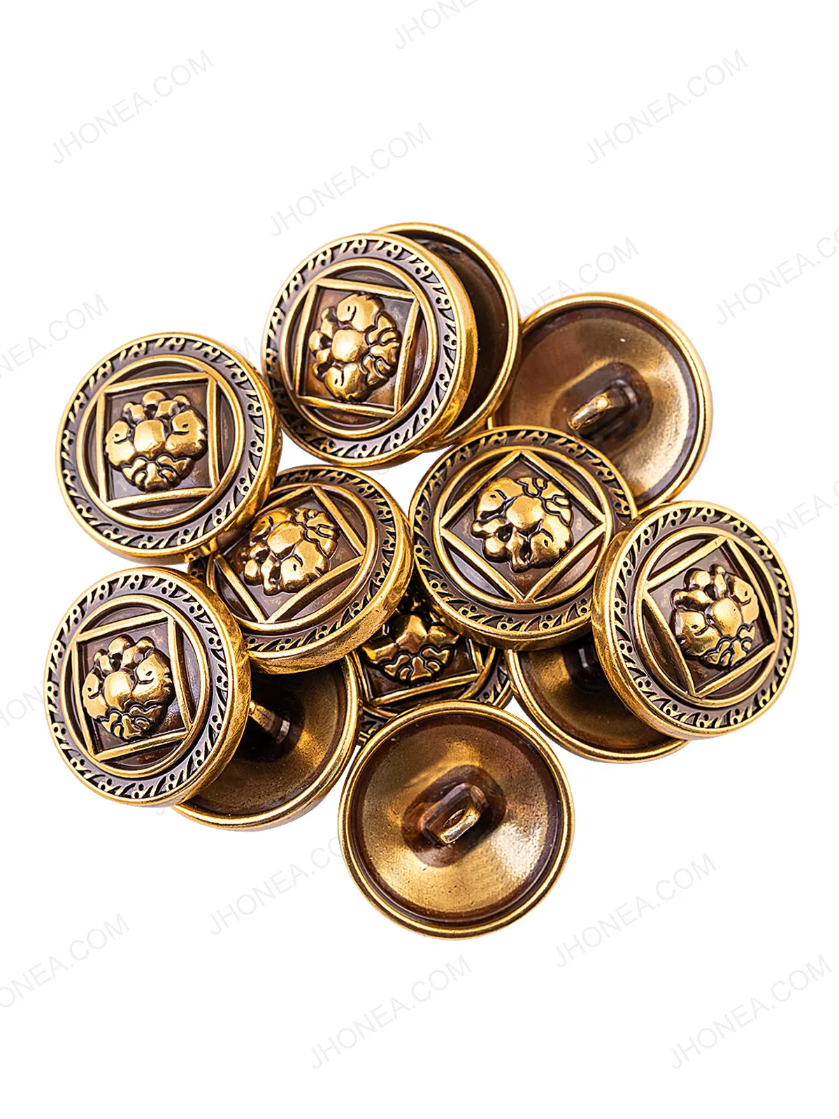 Classic Style Antique Gold Indo-Western Buttons