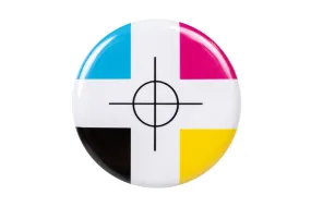 CMYK Registration Mark Button