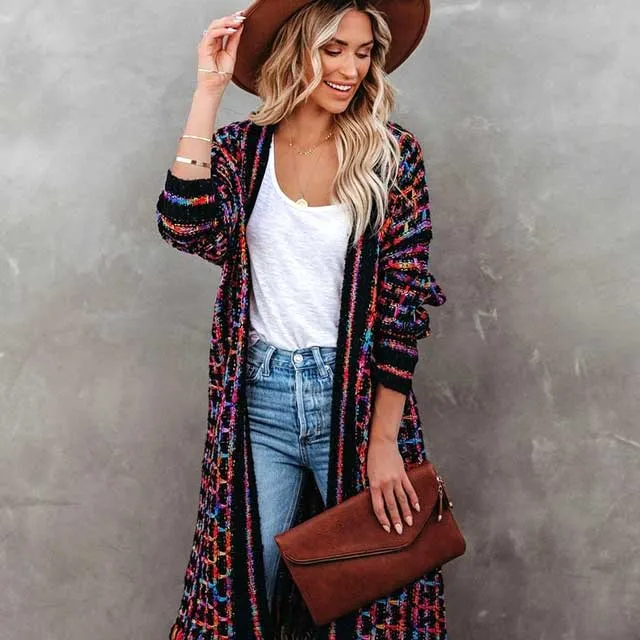 Fringe Boho Kimono Cardigan