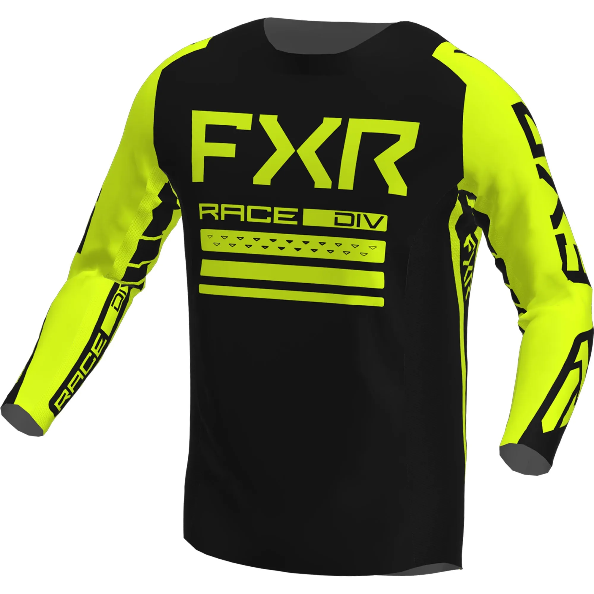 FXR Contender MX Offroad Jersey Black/HiVis