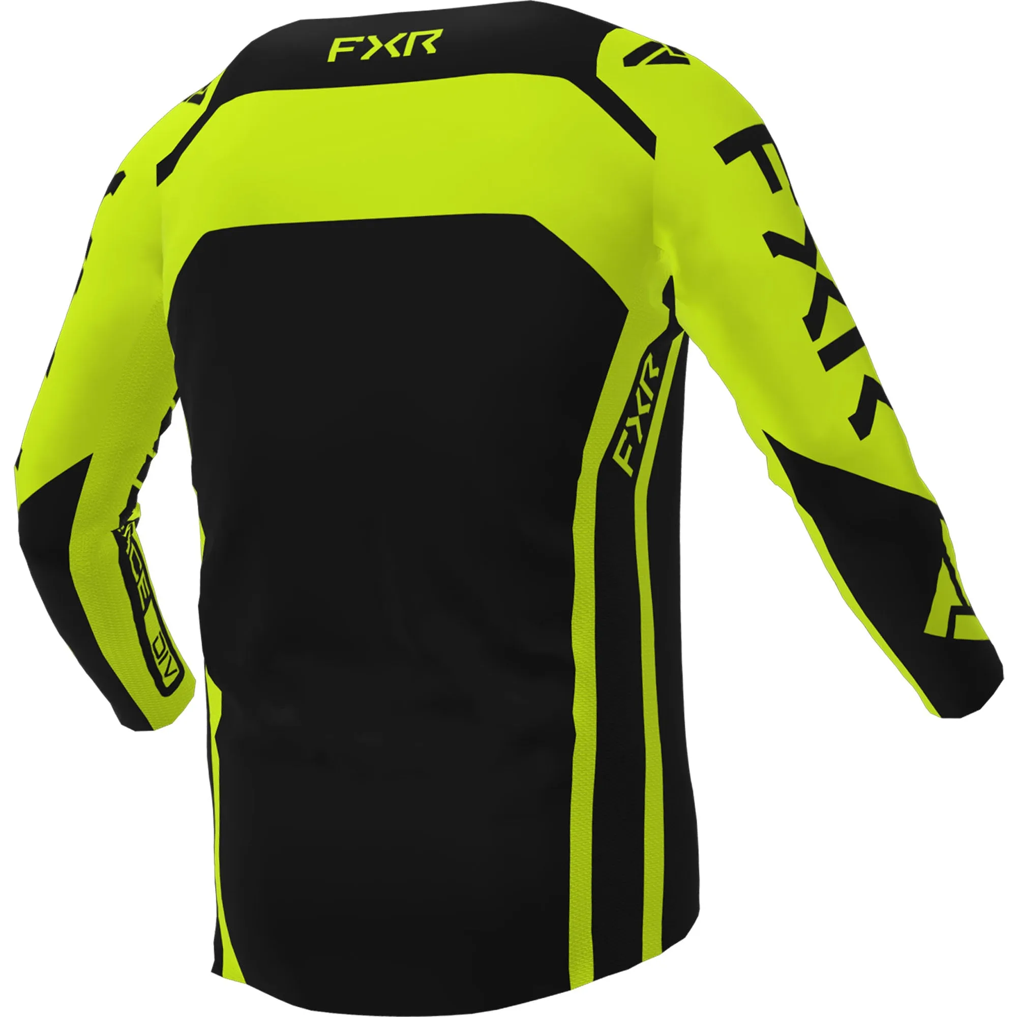 FXR Contender MX Offroad Jersey Black/HiVis