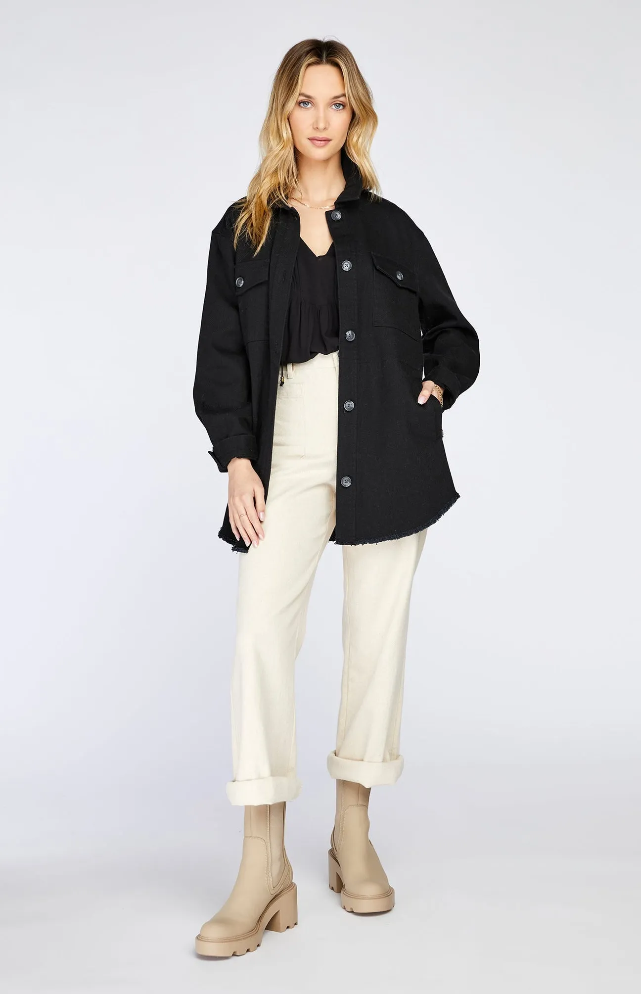 Gentle Fawn Berlin Jacket | Natural, Black   Latte