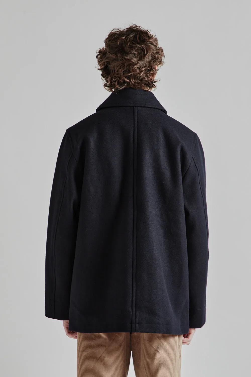 Harbour Wool Jacket - Dark Navy