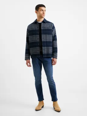 Heavy Twill Stripe Overshirt