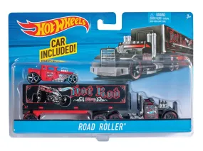 Hot Wheels Transport Rig Road Roller