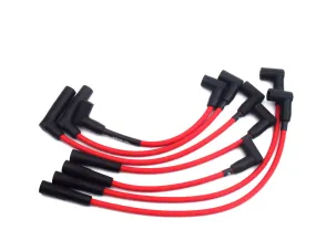 JBA Ignition Wires Set (Red): Jeep Wrangler 4.0L 1991 - 1999