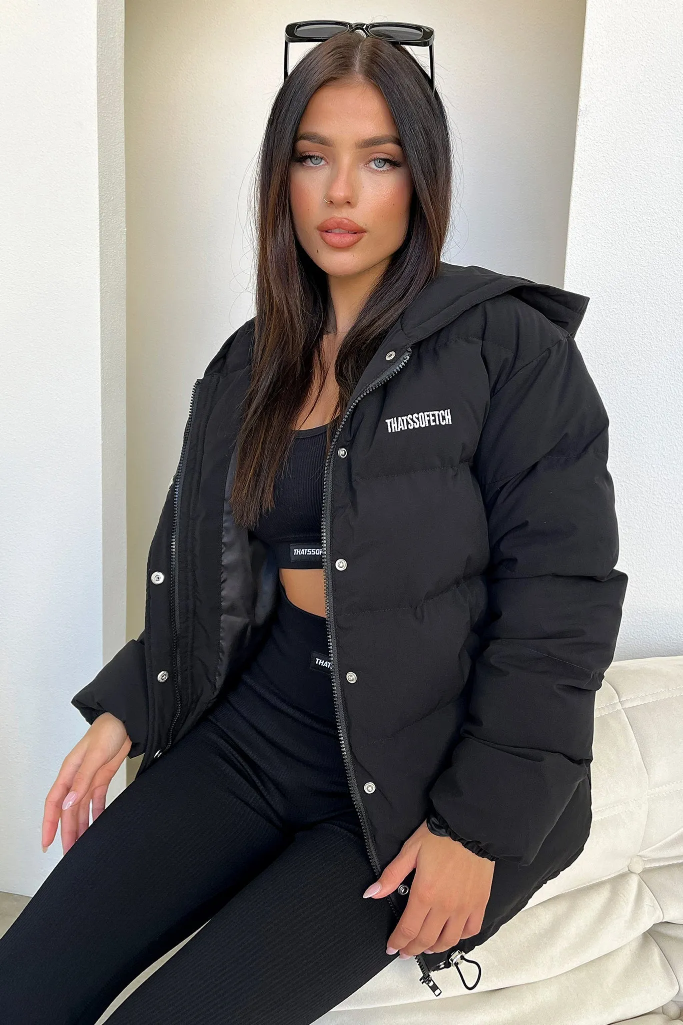 Julian Puffer Jacket - Black