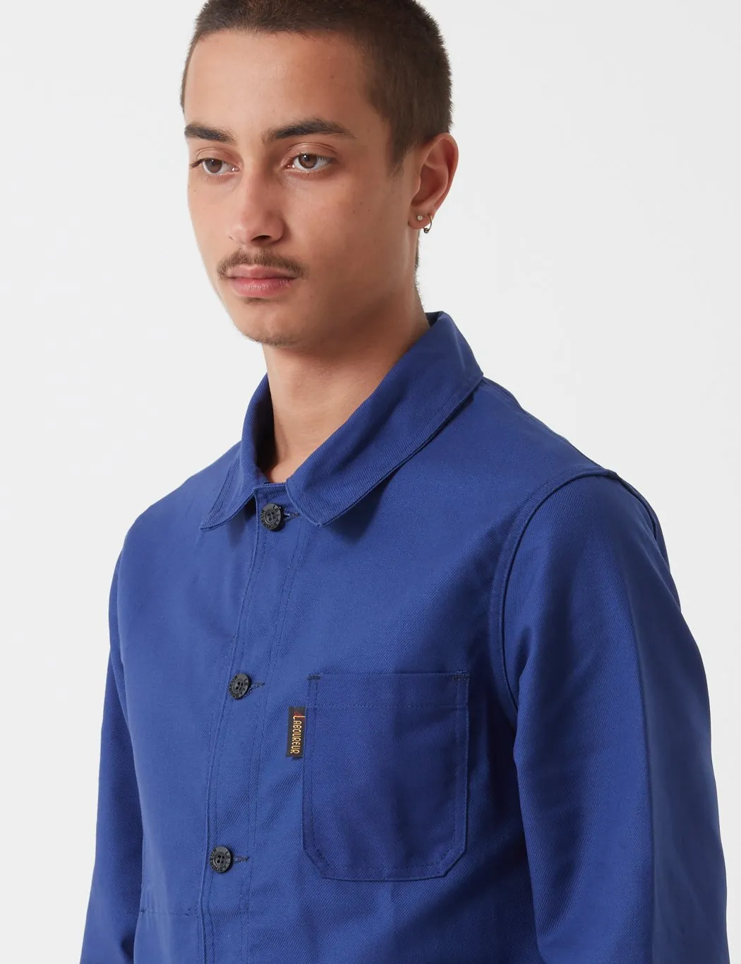 Le Laboureur Cotton Work Jacket - Navy Blue