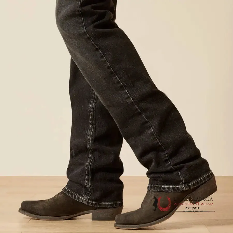 M7 EBONY Black Slim Straight Leg Jeans