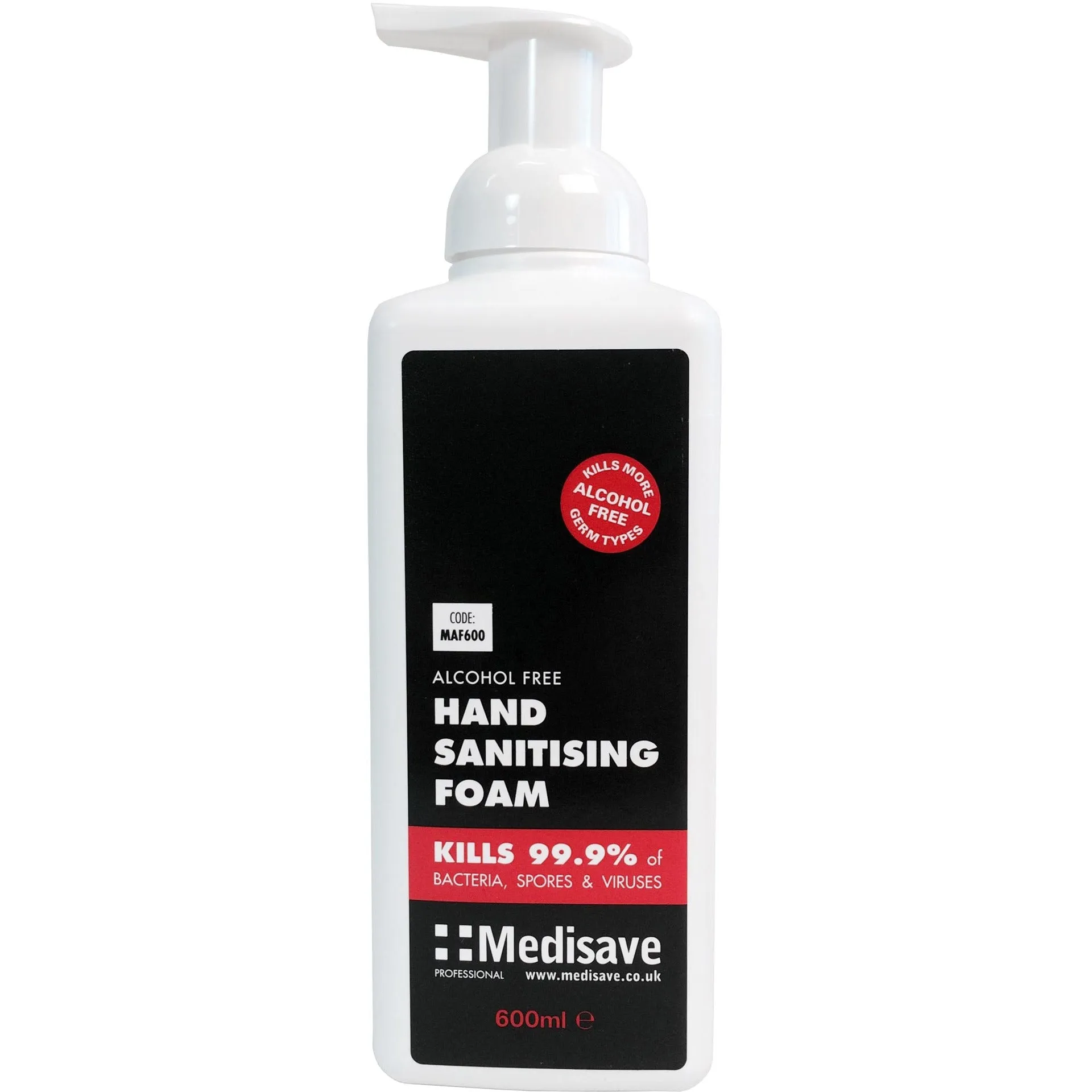 Medisave Professional Alcohol-Free Hand Foam - 600ml