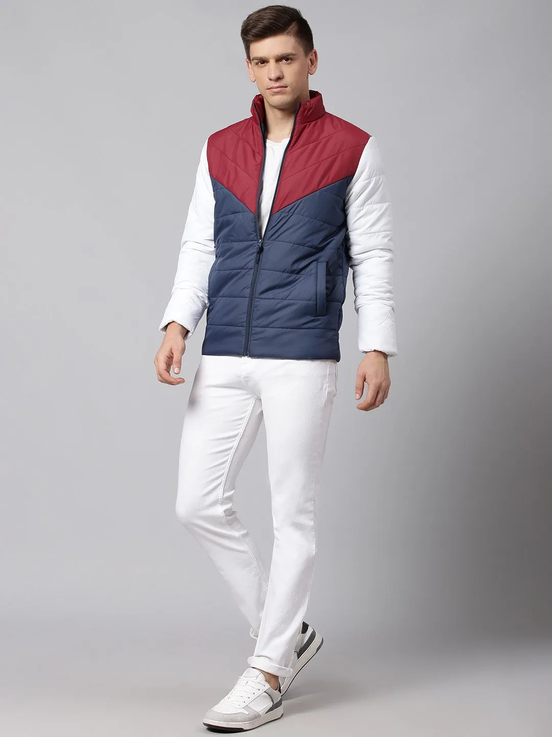 Mens Sleeveless Jacket - Lightweight Casual Winterwear  (Bright Navy)