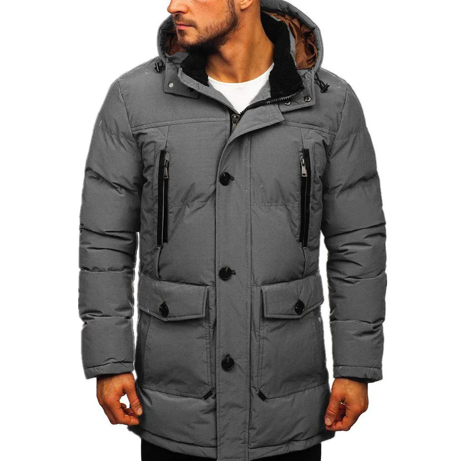 Men's Winter Thickening All Weather Coats Fitted Coats