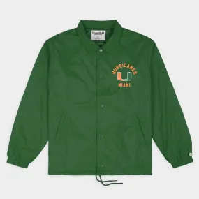 Miami Hurricanes Classic "U" Logo Coaches Jacket