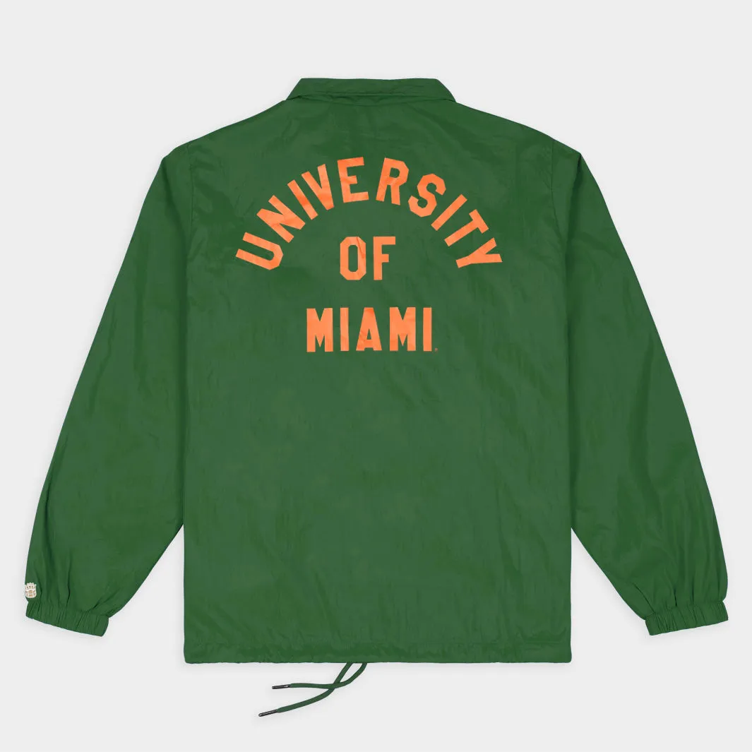 Miami Hurricanes Classic "U" Logo Coaches Jacket