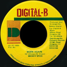 Mikey Spice - Born Again (7") (VG )