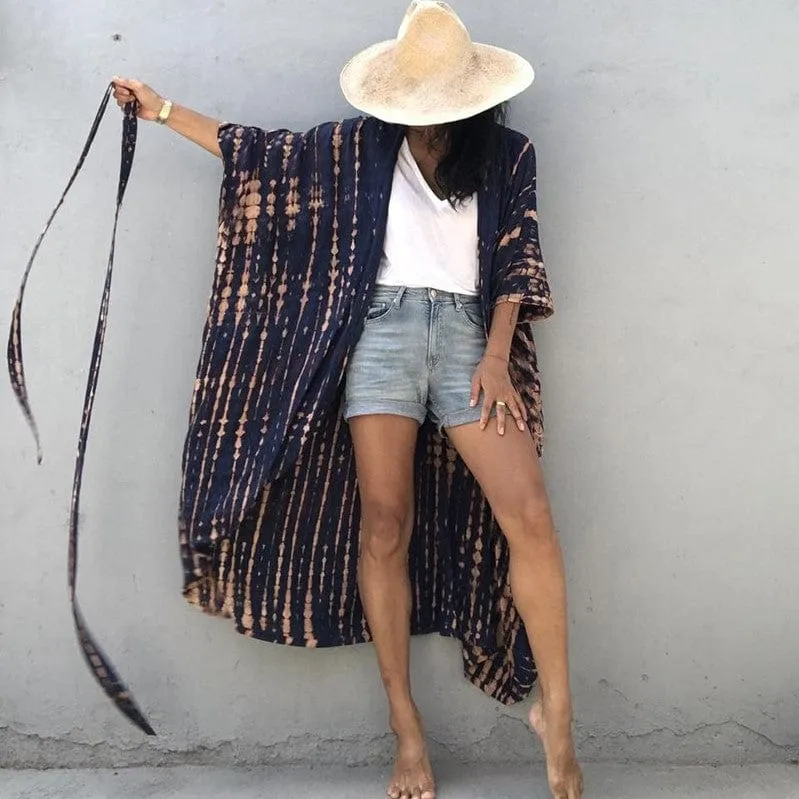 Navy Breeze Kimono