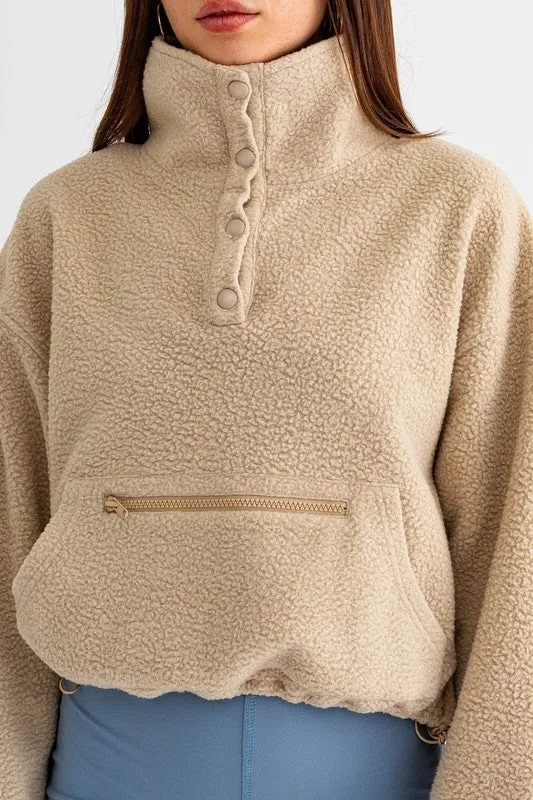 “Plush” Fleece Pullover Sweater