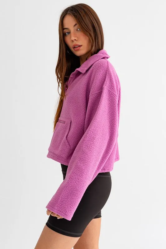 “Plush” Fleece Pullover Sweater