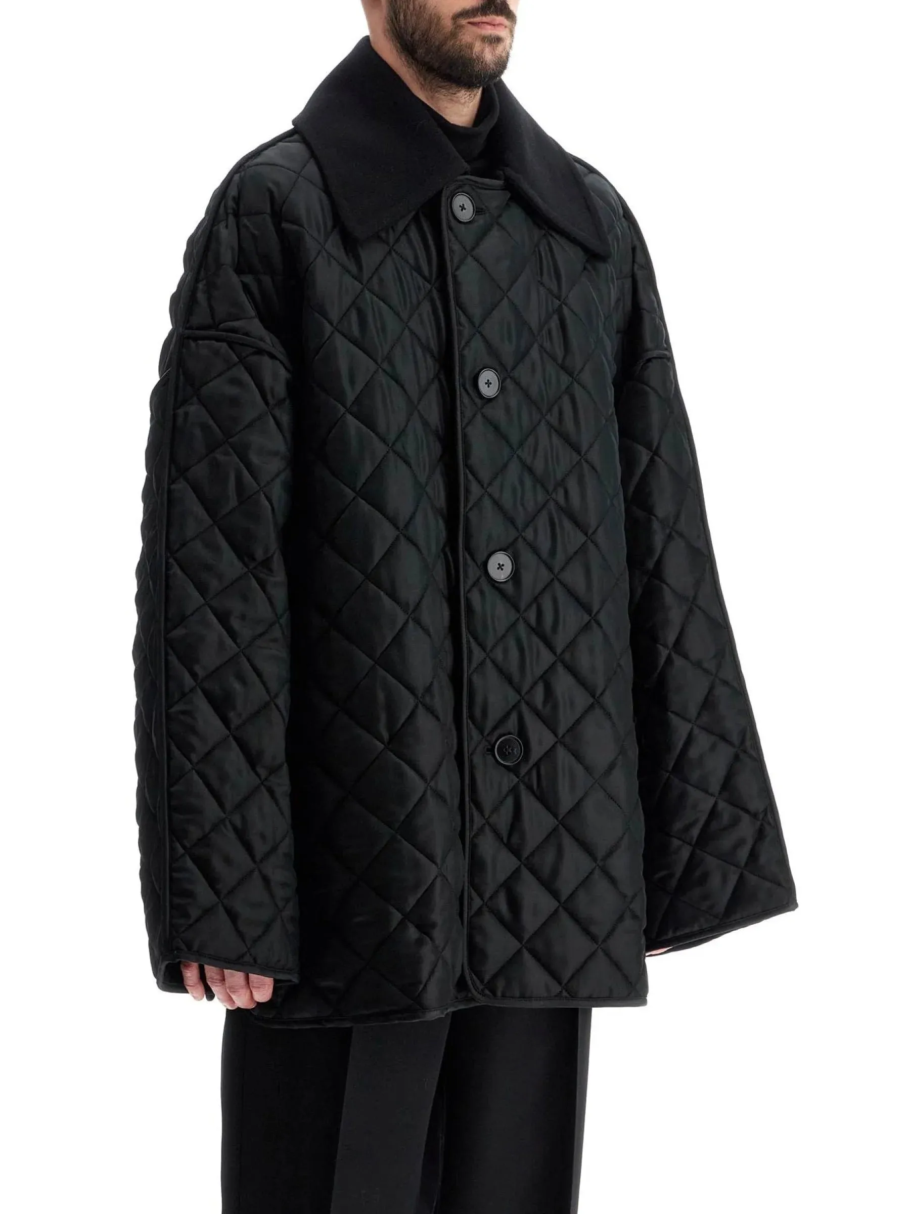 Quilted Maxi Coat