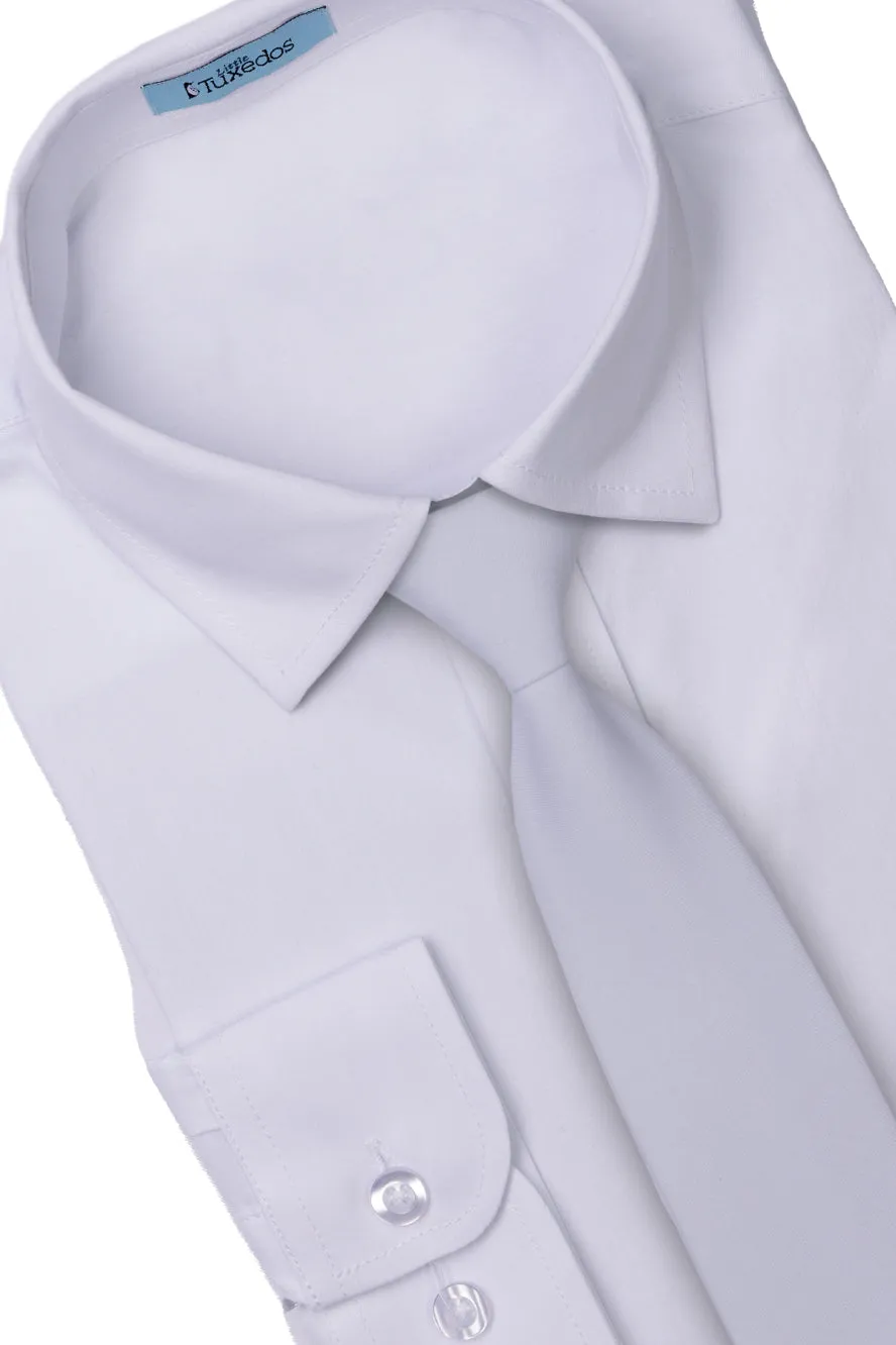 "Mason" Kids White Suit (5-Piece Set)