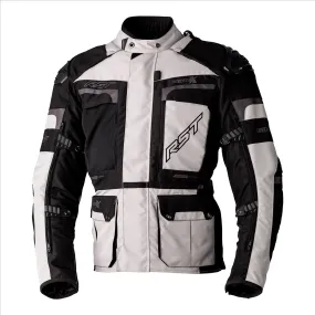 RST Pro Series Adventure-X Waterproof Textile Jacket - Silver / Black