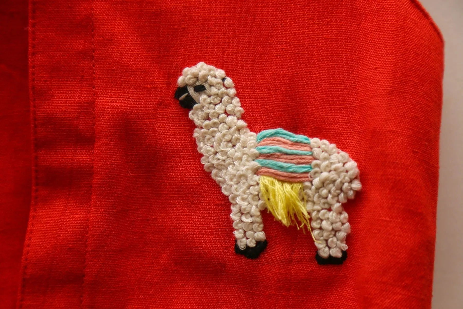 Sheep Embroidered Jacket