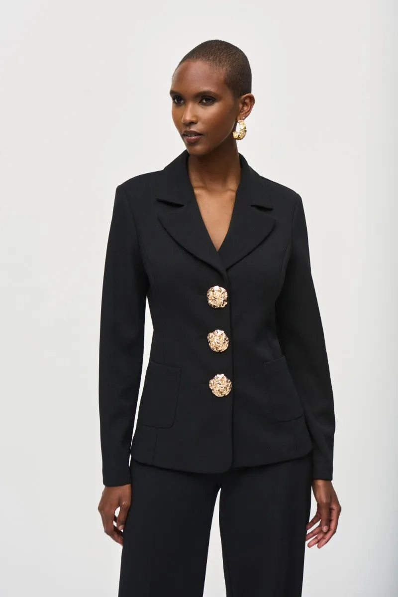 Stretch Crepe Blazer