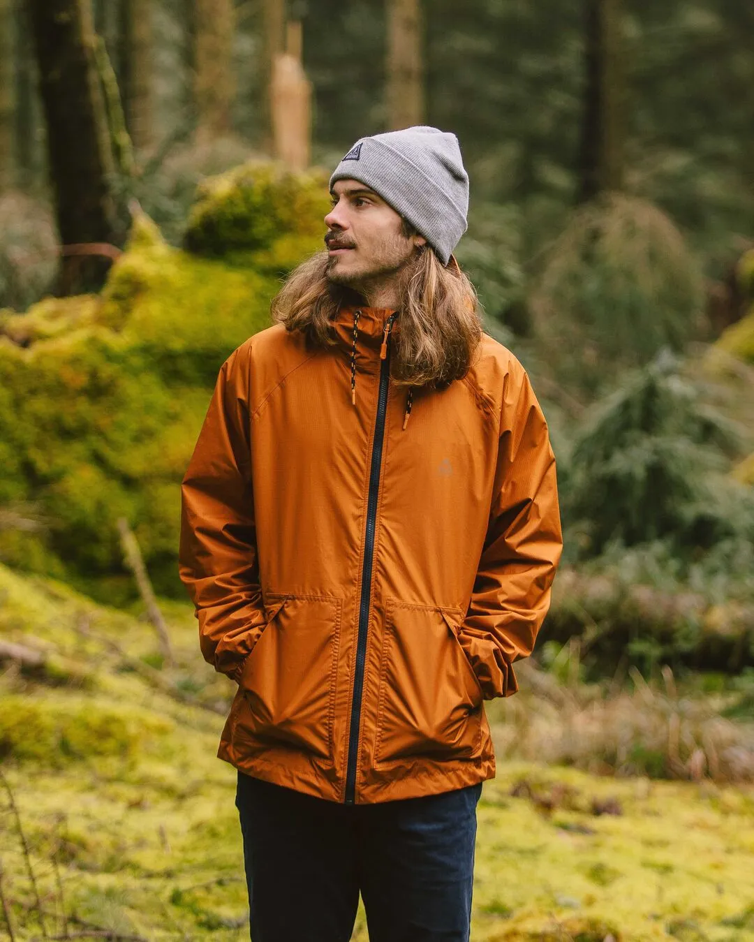 Tallows Recycled Water Resistant Jacket - Glazed Ginger