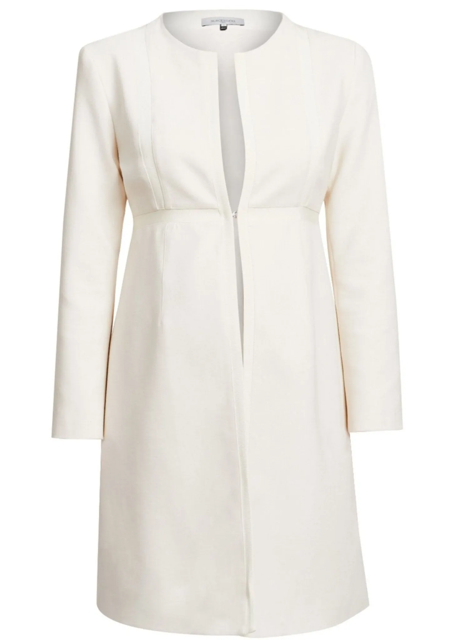 Tara Maternity Coat - Off White