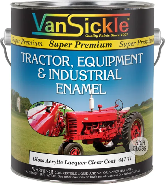 Tractor, Equipment & Industrial Enamel Clear Coat Gal - Gloss Clear