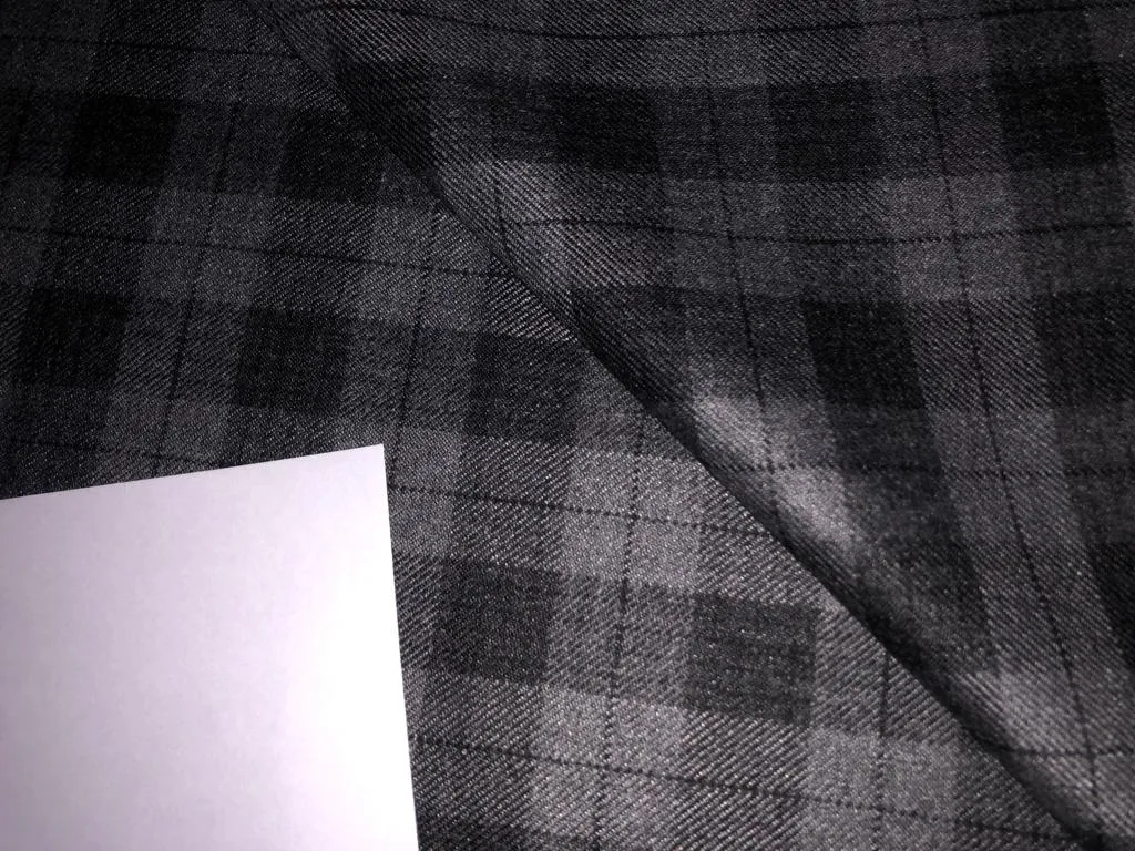 Tweed Suiting Heavy weight premium Fabric Plaids 58" wide available in 4 styles GREY/ BLACK/ GREEN PLAIDS LIGHT BROWN / DARK BROWN/ BLACK PLAIDS BLACK AND GREY PLAIDS CHARCOAL GREY/BLACK/BROWN PLAIDS[15692-15695]