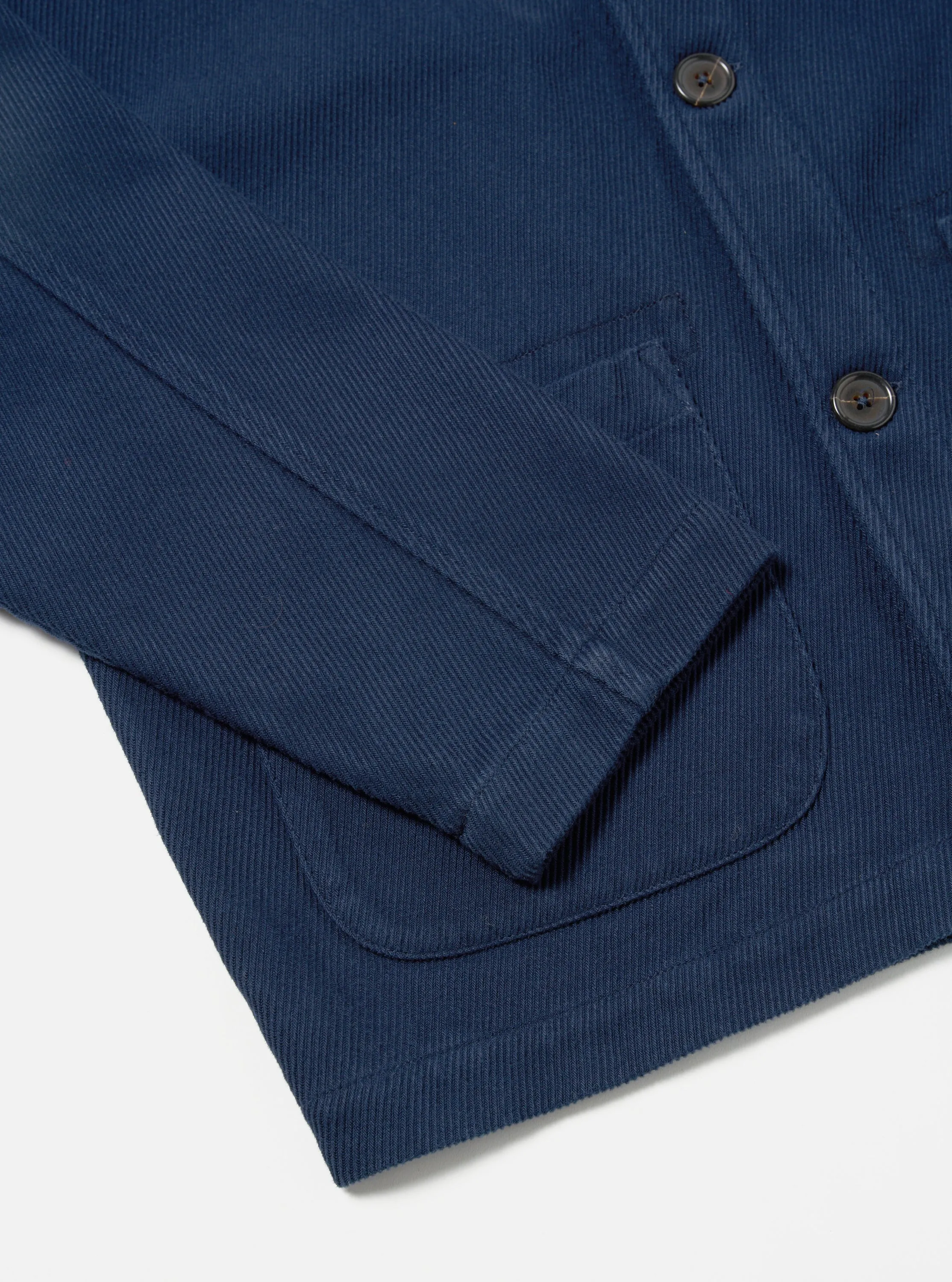 Universal Works Field Jacket in Navy Super Twill