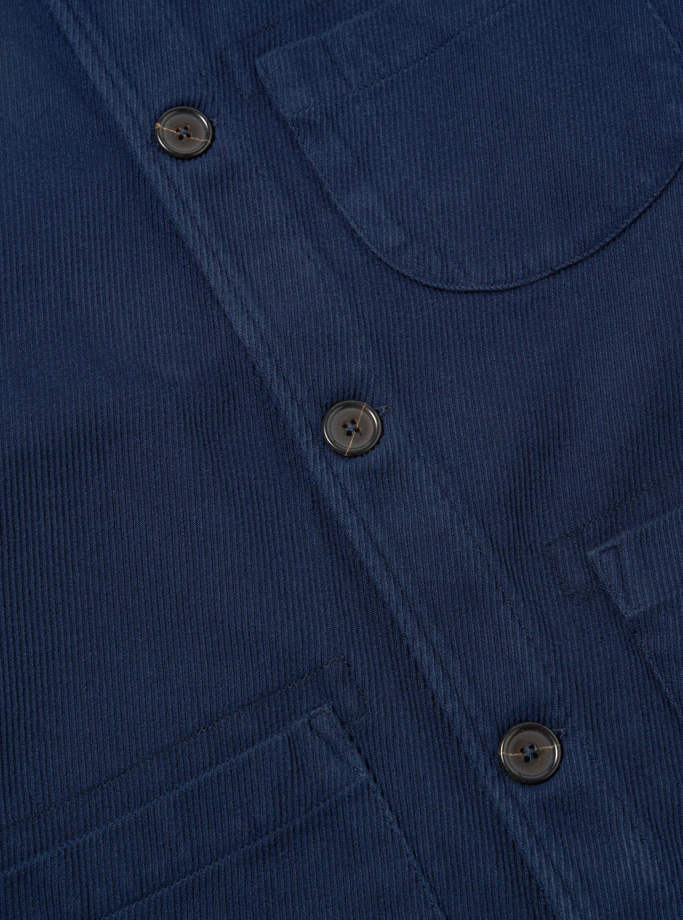 Universal Works Field Jacket in Navy Super Twill