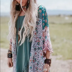 Vintage Western Boho Kimono