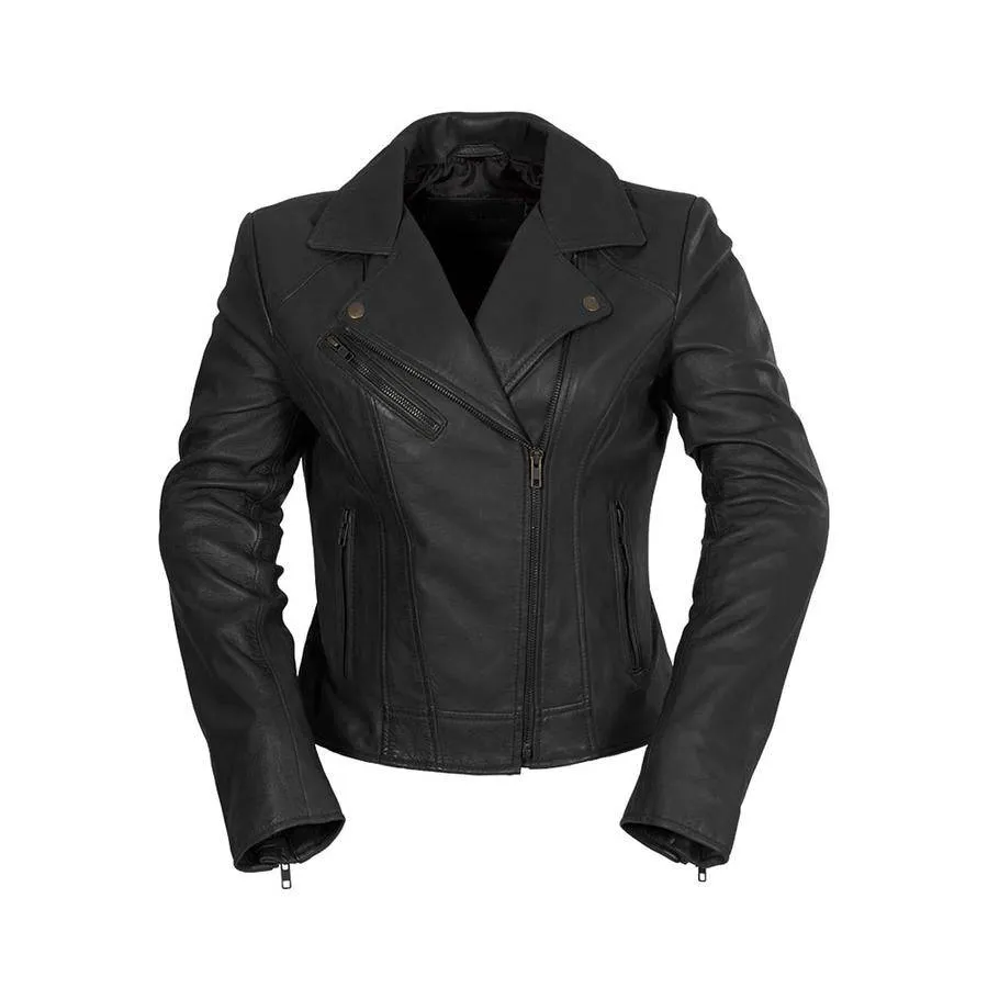 WHET BLU Women's Betsy Moto Leather Jacket