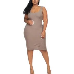 WOMEN SEXY BODYCON PLUS SIZE DRESS