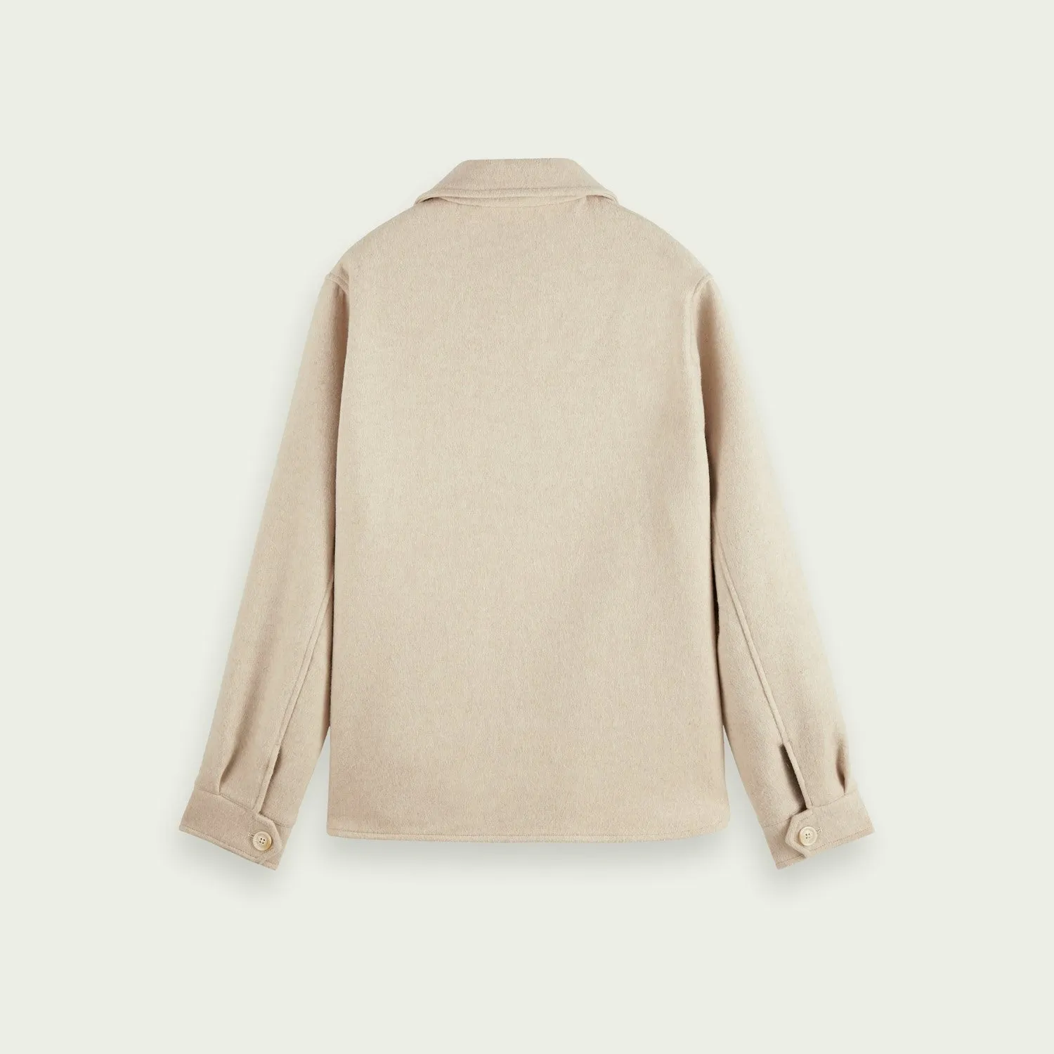 Wool Overshirt (Beached Melange)