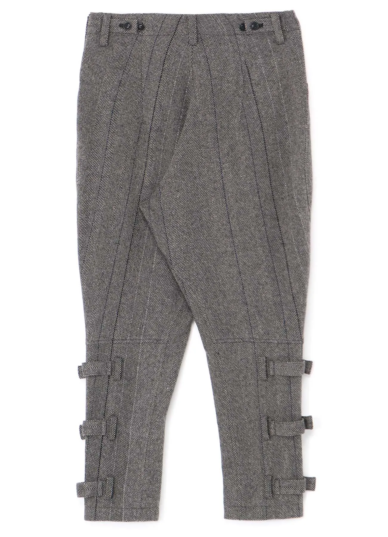 WOOL TWEED HERRINGBONE JODHPURS